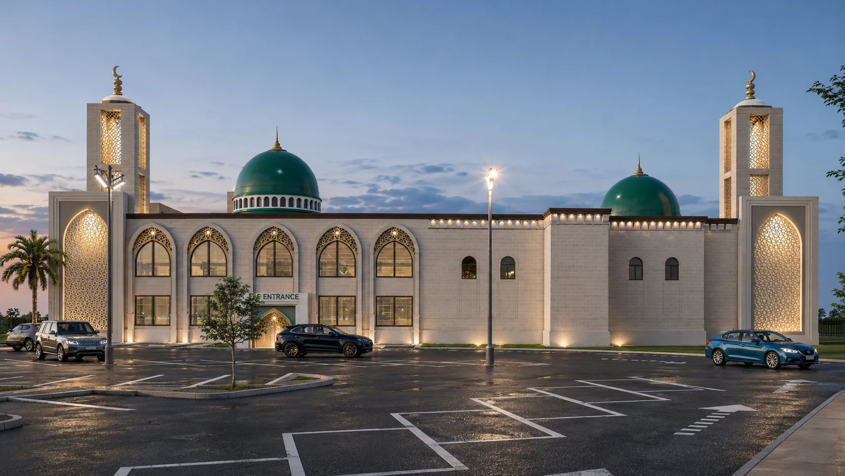 Masjid Al Huda — Exterior View 3