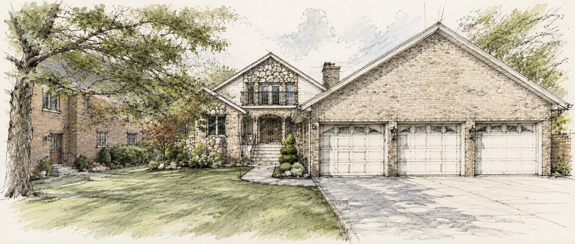 740 E Hickory Ave — Sketch