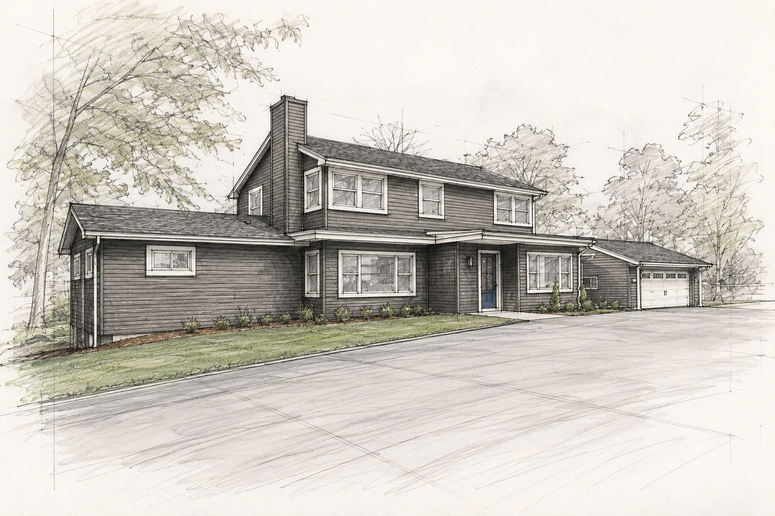 Architectural sketch