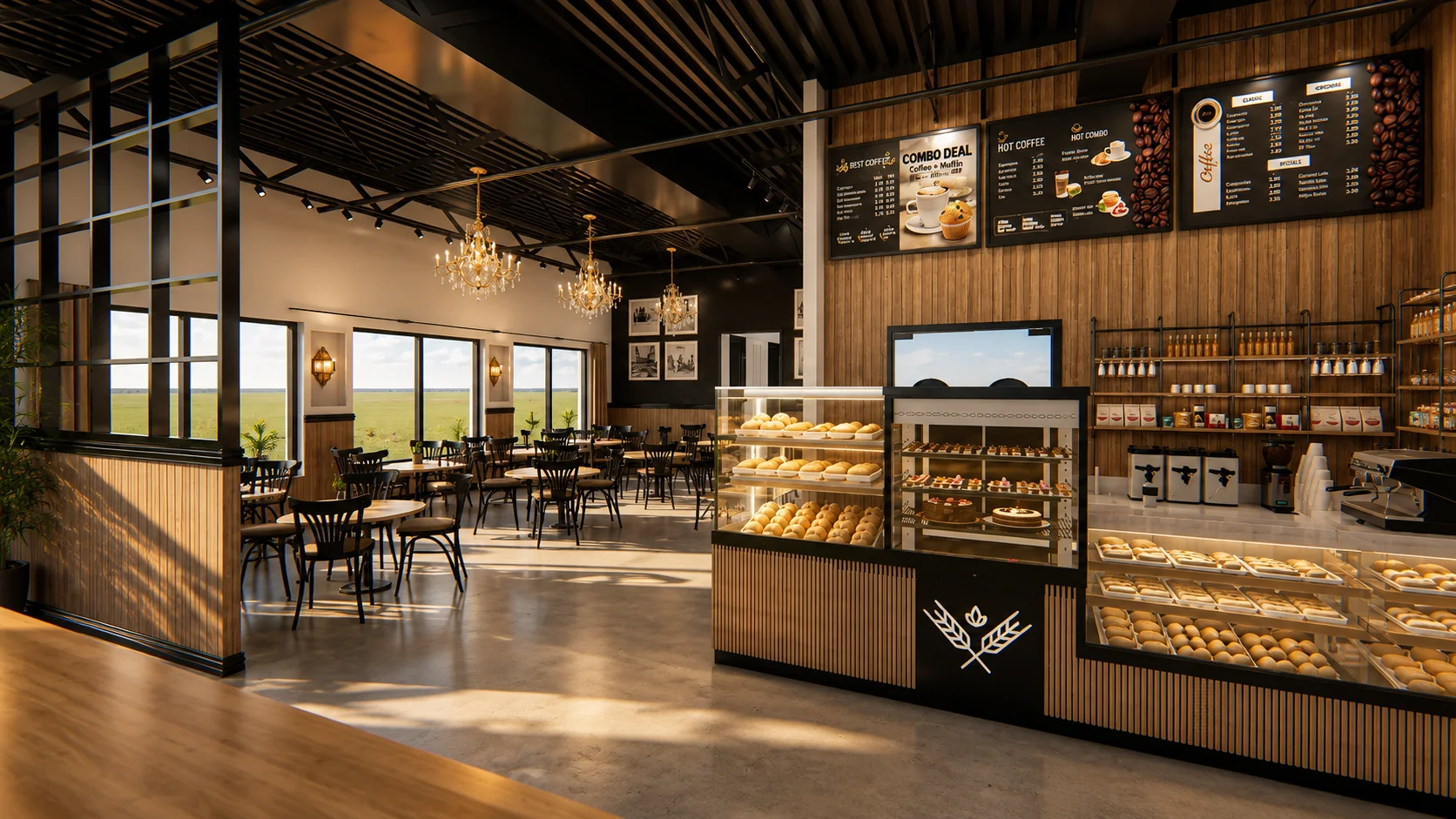 Hyderabad House Restaurant — Interior / Render View 2